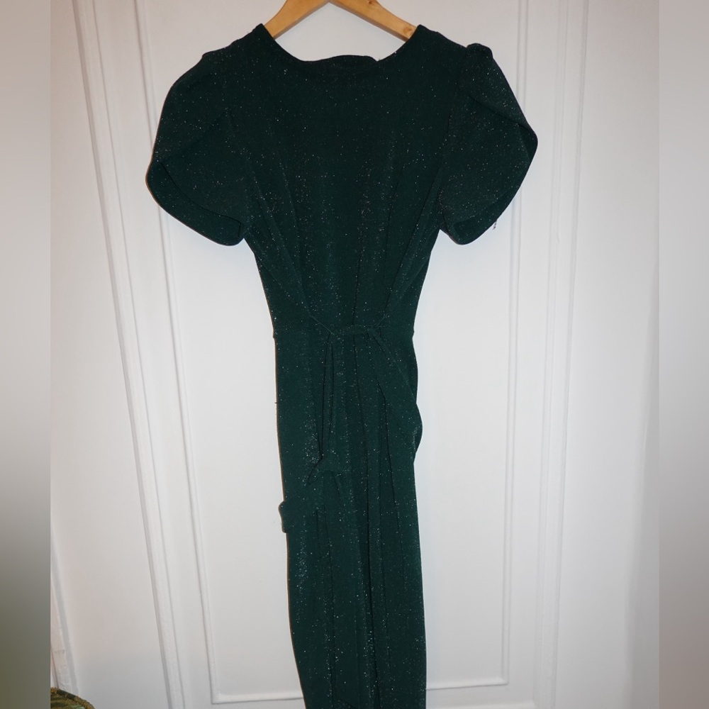 Calvin Klein Green Lurex Women’s Jumpsuit